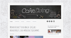Desktop Screenshot of cakeliving.com